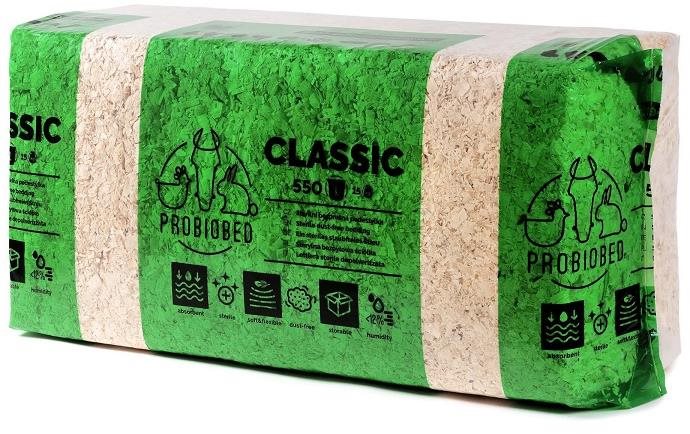 ProBioBED CLASSIC 550l Sterilná bezprašná podstielka