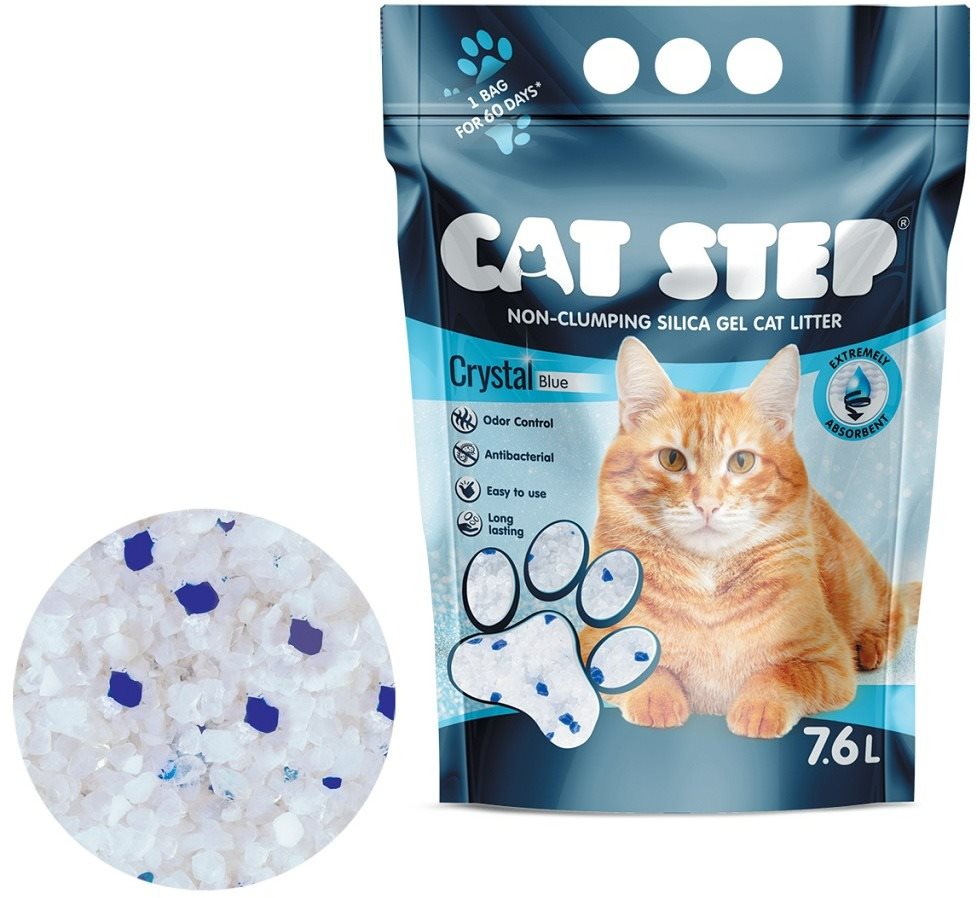 Cat Step Crystal Blue 3,34 kg 7,6 l
