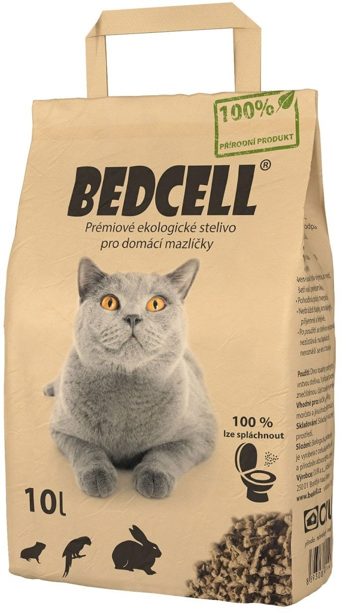 Bedcell ekologické celulózové stelivo 10 l