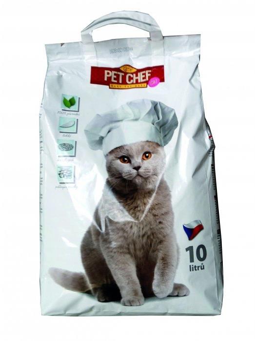 Pet Chef hrudkujúca minerálna podstielka 10 l