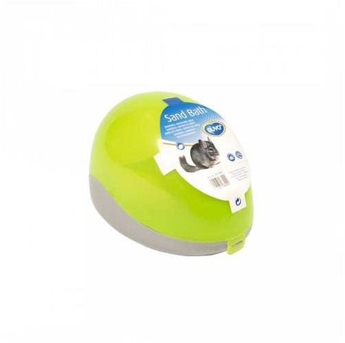 DUVO+ Kúpeľnička pre činčily, s pieskom, zelená