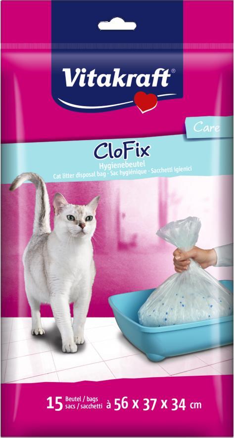 Vitakraft Clo Fix silonové vrecká do mačacej toalety 15 ks