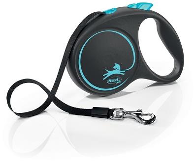 Flexi Black Design páska modrá L, 5 m do 50 kg