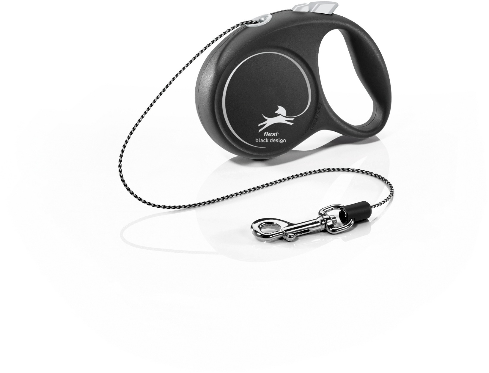 Flexi Black Design lanko čierne XS 3 m do 8 kg