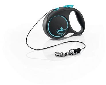 Flexi Black Design lanko modré XS 3 m do 8 kg