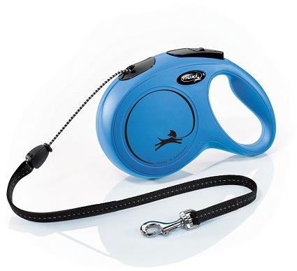 Flexi New Classic lanko modré M 8 m do 20 kg