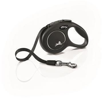 Flexi New Classic páska čierna XS 3 m do 12 kg