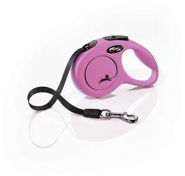 Flexi New Classic páska ružová XS 3 m do 12 kg