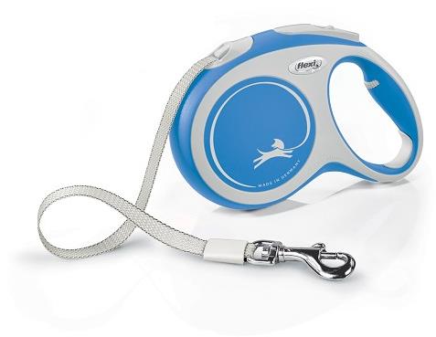 Flexi New Comfort páska modrá L 5 m do 60 kg