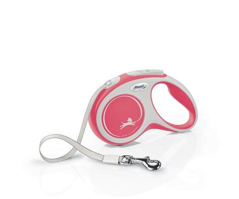 Flexi New Comfort páska červená S 5 m do 15 kg