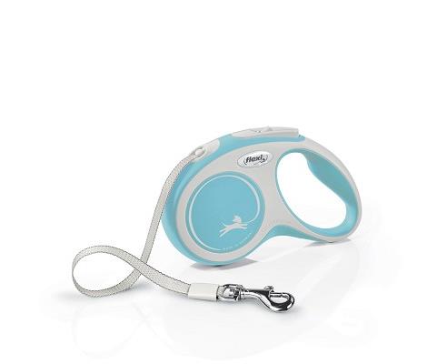 Flexi New Comfort páska svetlomodrá S 5 m do 15 kg