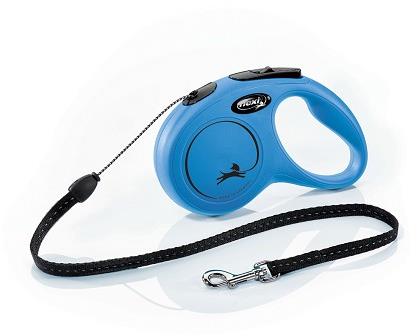 Flexi New Classic lanko modré S 5 m do 12 kg