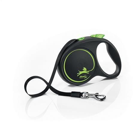 Flexi Black Design páska zelené M 5 m do 25 kg
