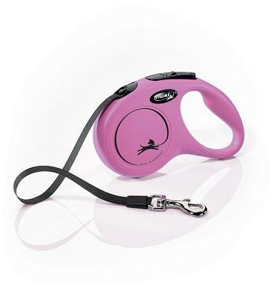 Flexi New Classic páska ružová S 5 m do 15 kg