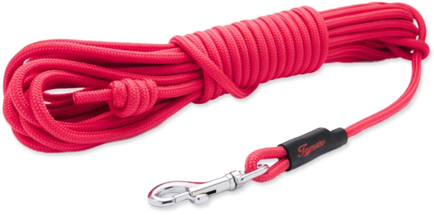 Tamer Stopovacia vôdzka lanová mini červená 7 m
