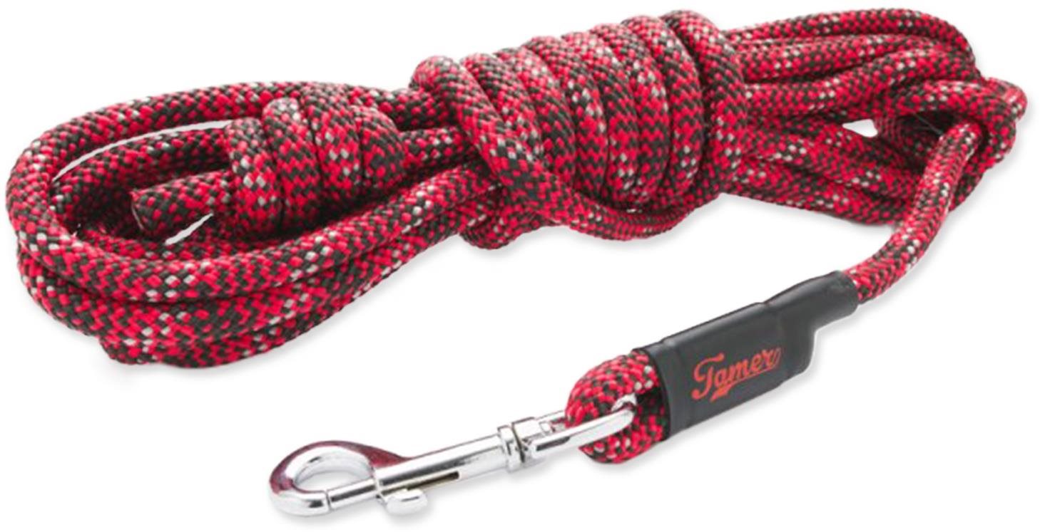 Tamer Stopovacia vôdzka lanová červená 5 m