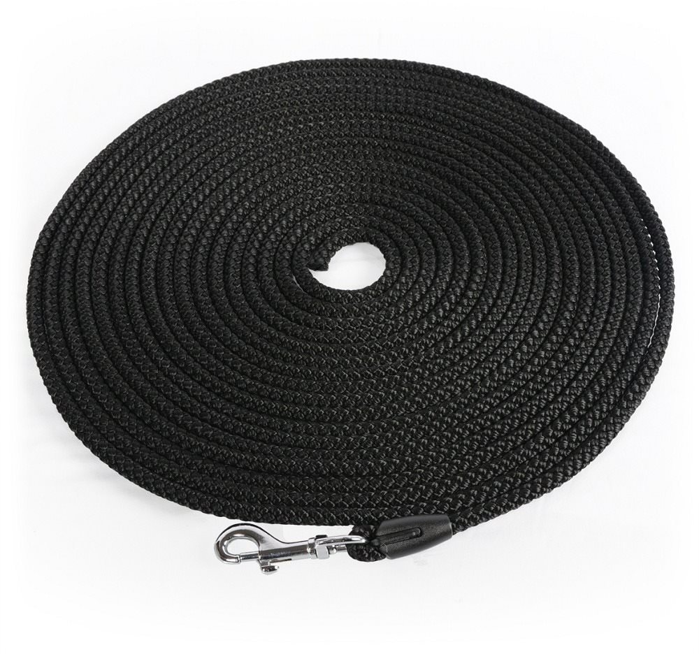 Tommi Stopovacie vodidlo okrúhle nylon 10 m čierne