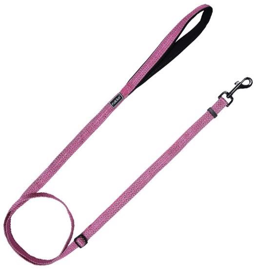 Rukka Star vôdzka predlžovacia reflexná ružová L 120 – 200 cm / 3 cm