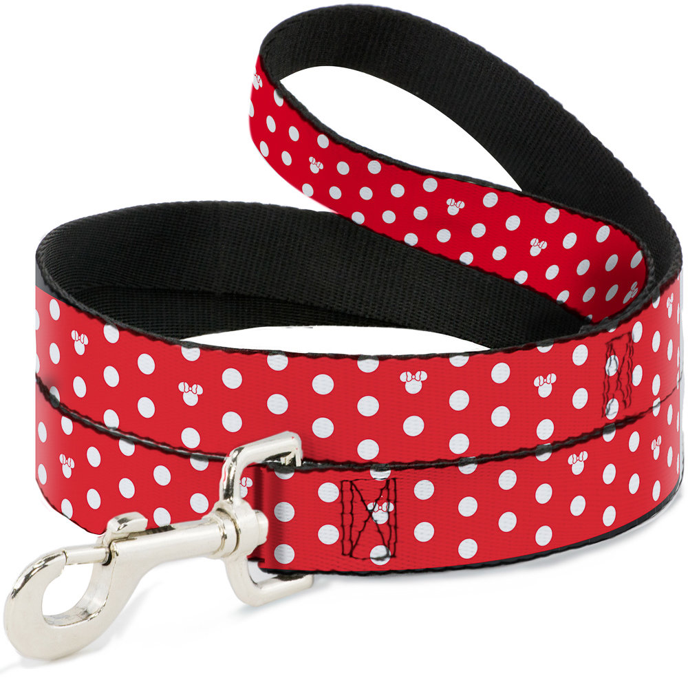 Buckle-down Odolné vodidlo pre psa, dĺžka 120 cm, Minnie Mouse
