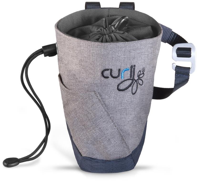 CURLI Vrecko na maškrty pre psov sivé