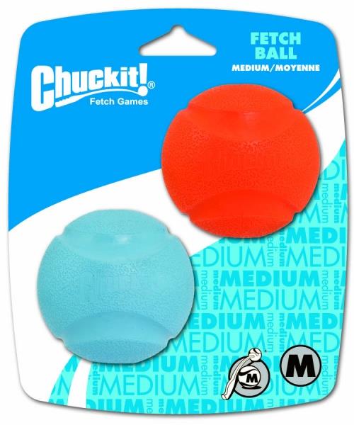 Chuckit! Loptičky Fetch Medium 6,5 cm – 2 na karte