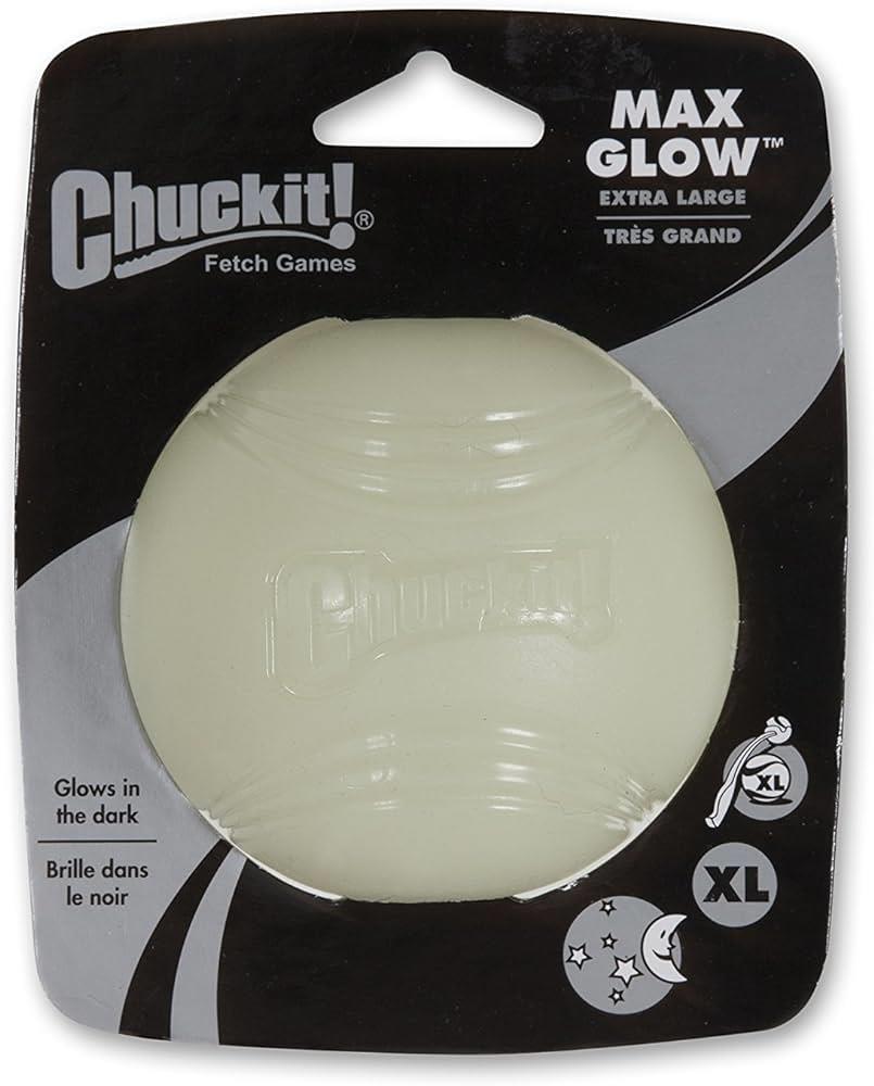 Chuckit! Loptička Glow XLarge 9 cm – svietiaca