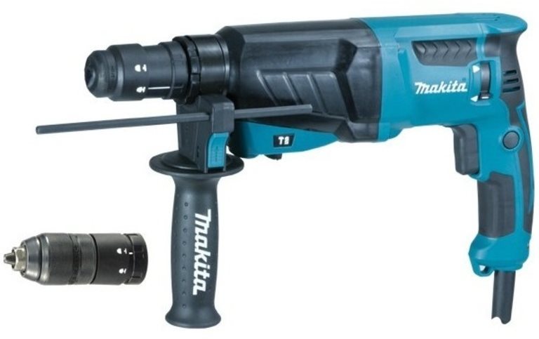 MAKITA Kombinované kladivo s výmenným skľučovadlom 2,4 J, 800 W HR2630T