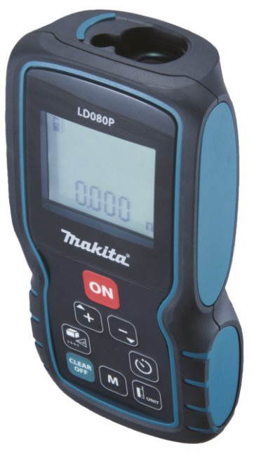 MAKITA Laserový diaľkomer 30 m LD080PI (2× AAA)