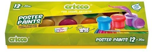 CRICCO v kalíškoch, 20 ml × 12 farieb