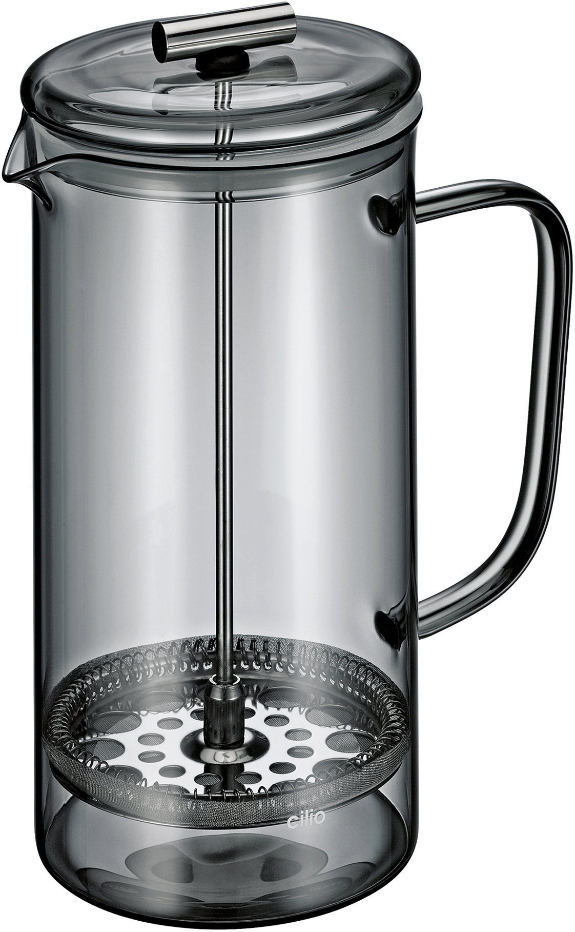 Cilio French press VENETO, 1 l, šedý