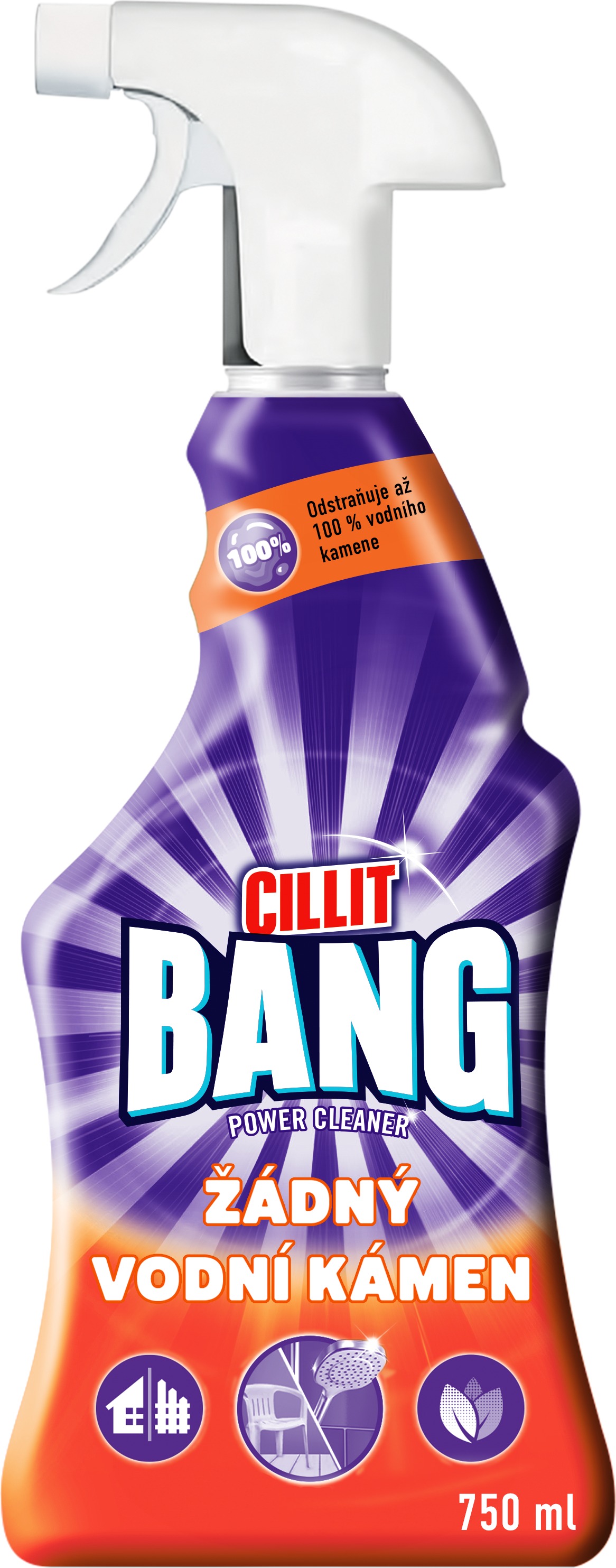 CILLIT BANG Odstraňovač vodného kameňa do kúpeľne 750 ml