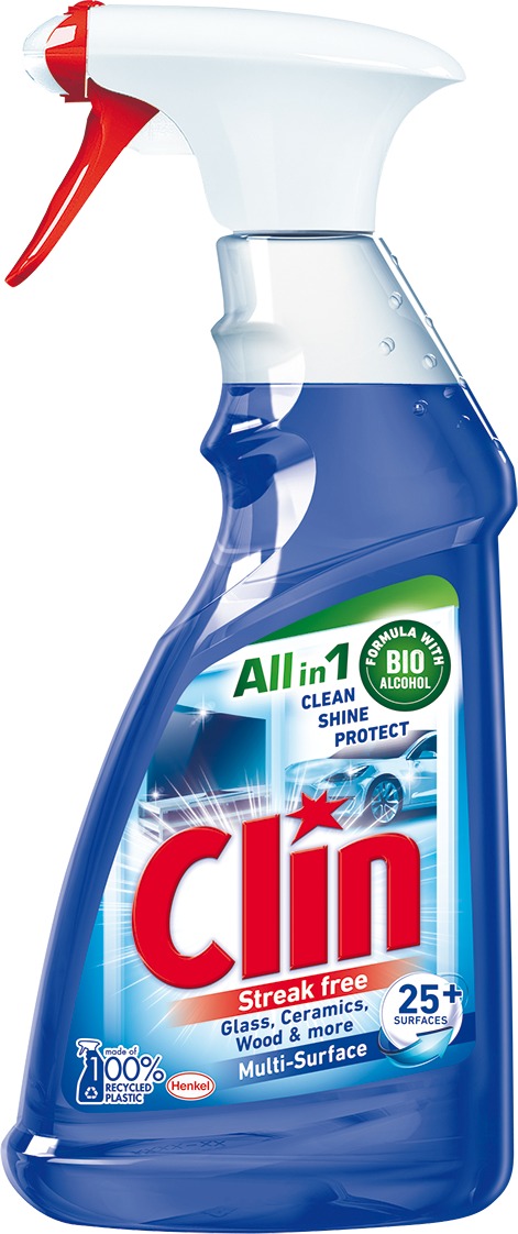 Clin MultiShine, čistič okien a skla, rozprašovač, 500 ml
