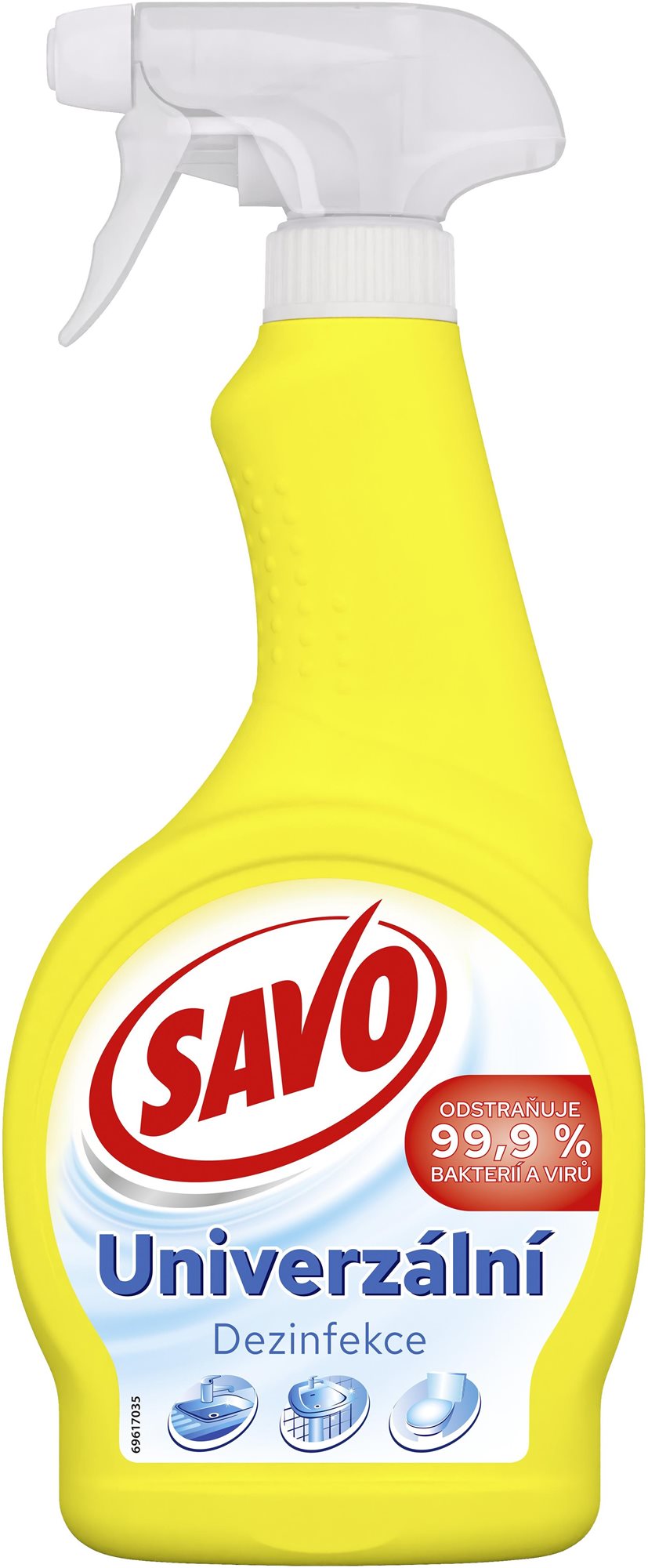 SAVO – Univerzálny dezinfekčný a čistiaci sprej, 500 ml