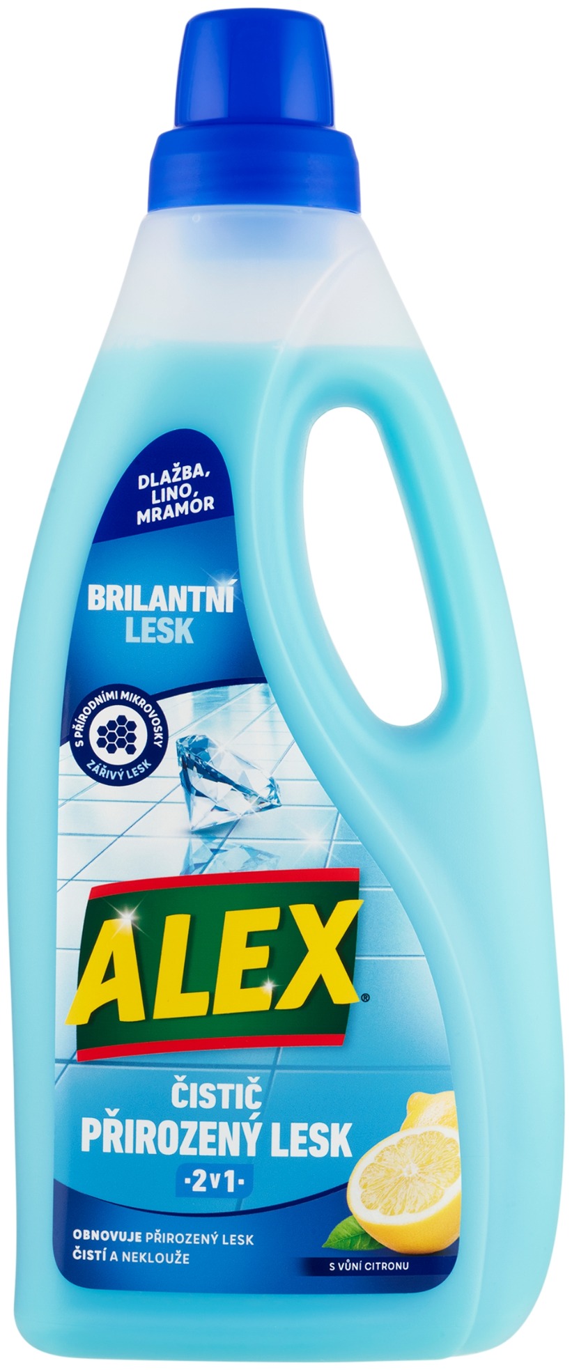 ALEX čistič prirodzený lesk 2 v 1 na vinyl, dlažbu, linoleum 750 ml