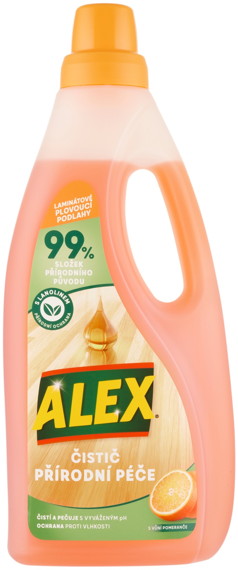 ALEX čistič prírodná starostlivosť na laminát 750 ml