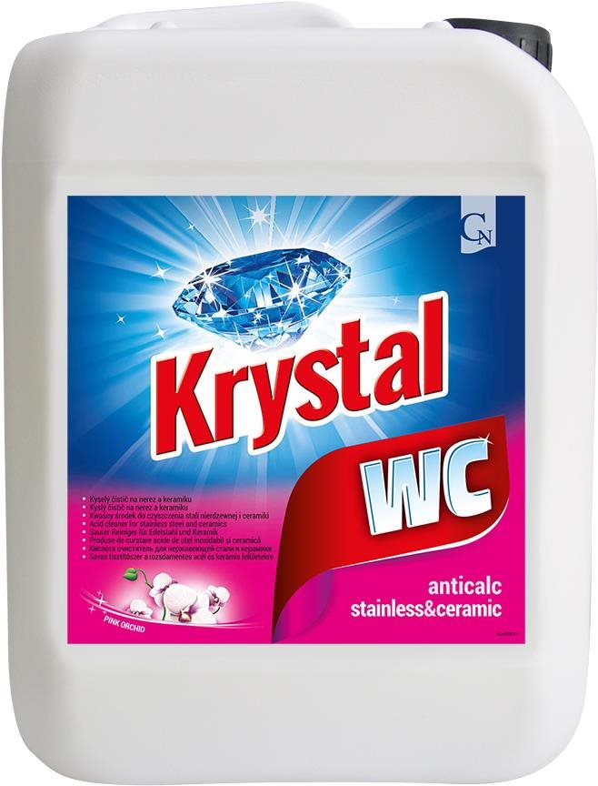 KRYSTAL WC na nehrdzavejúca oceľ a keramiku 5 l