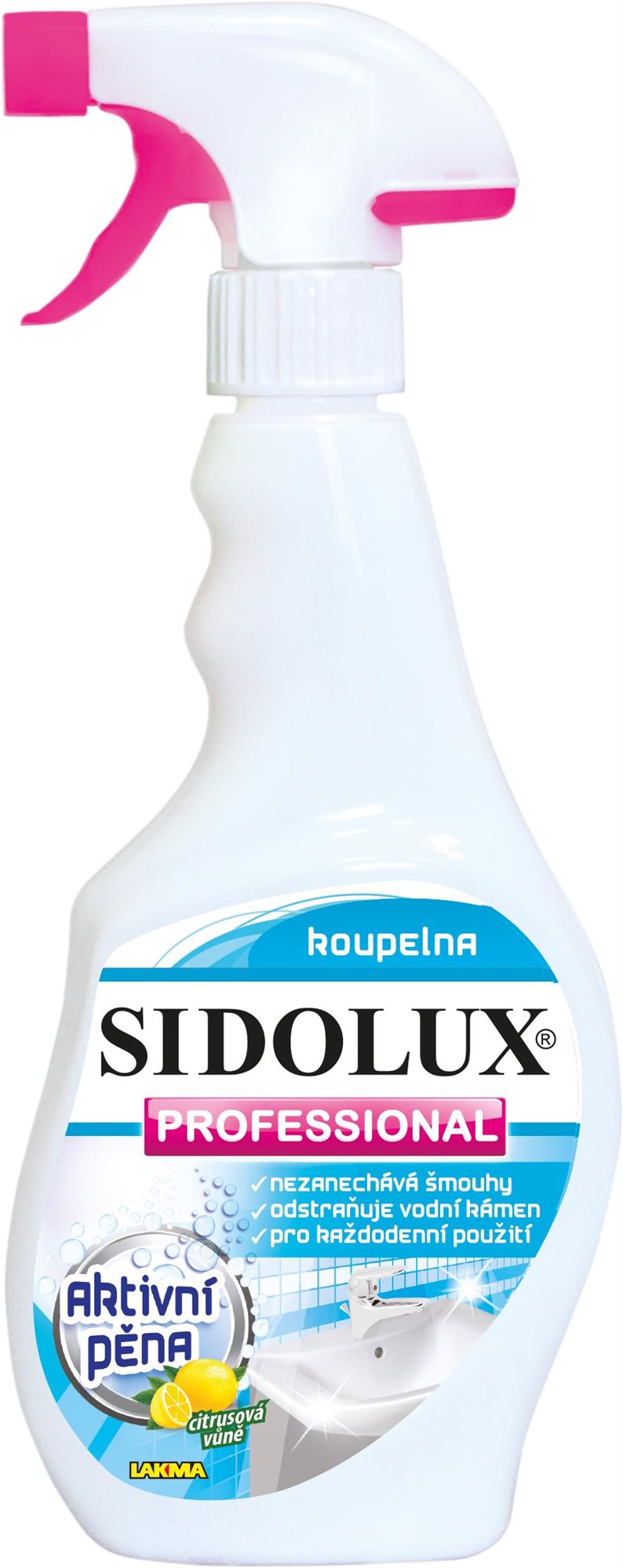 SIDOLUX Professional na kúpeľne, aktívna pena, 500 ml