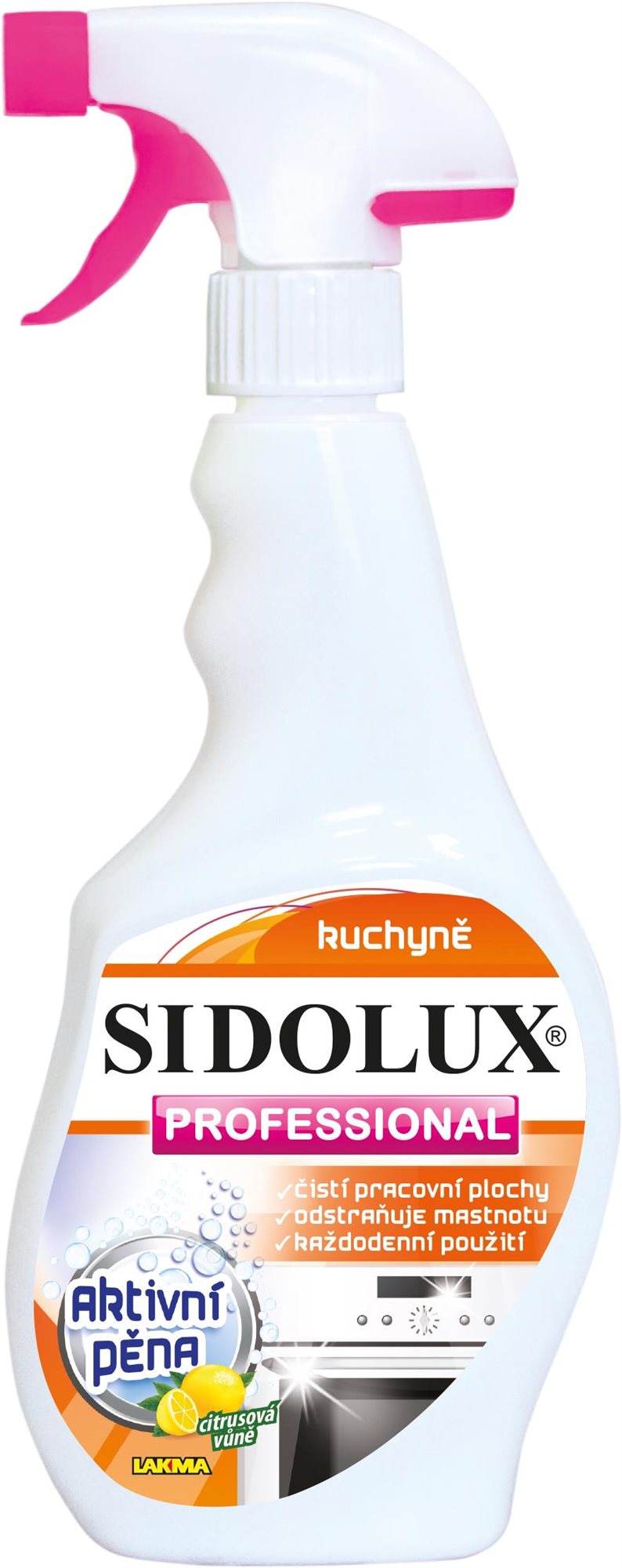 SIDOLUX Professional na kuchyne aktívna pena 500 ml