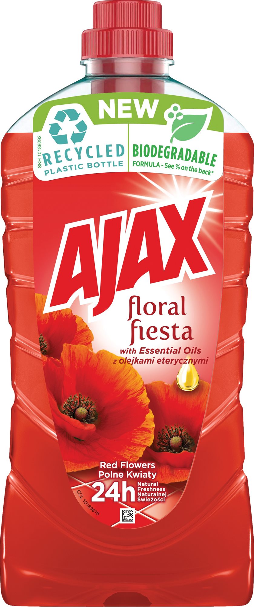 AJAX Floral Fiesta Red Flowers červený 1 l