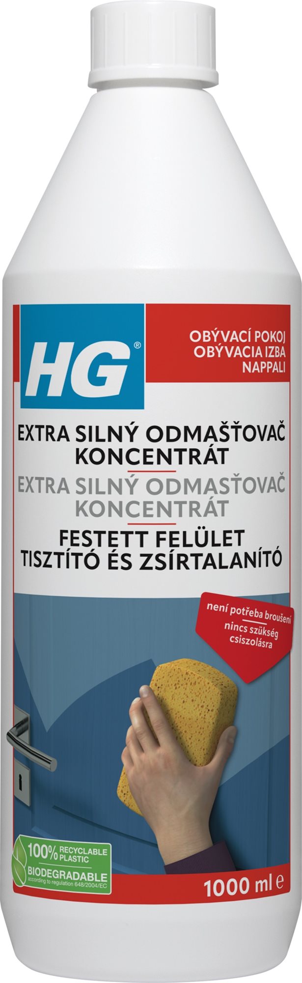 HG extra silný odmastňovač koncentrát 1000 ml