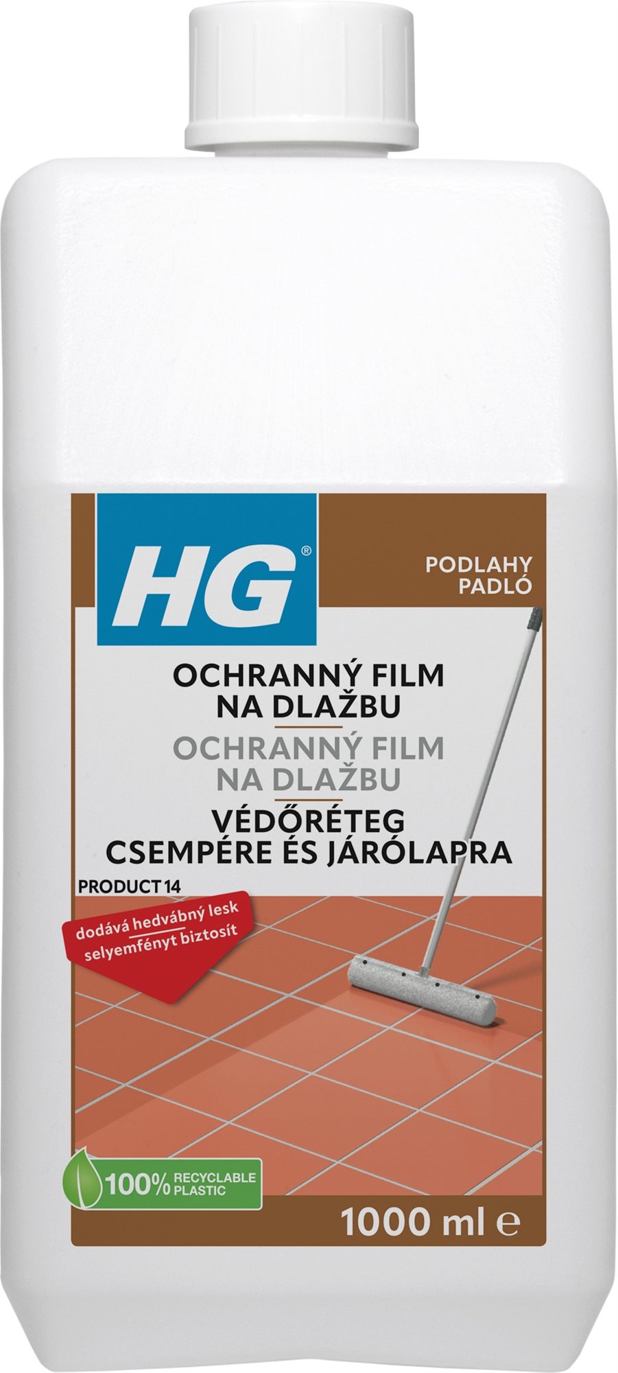 HG ochranný film s hodvábnym leskom na dlažbu 1 000 ml