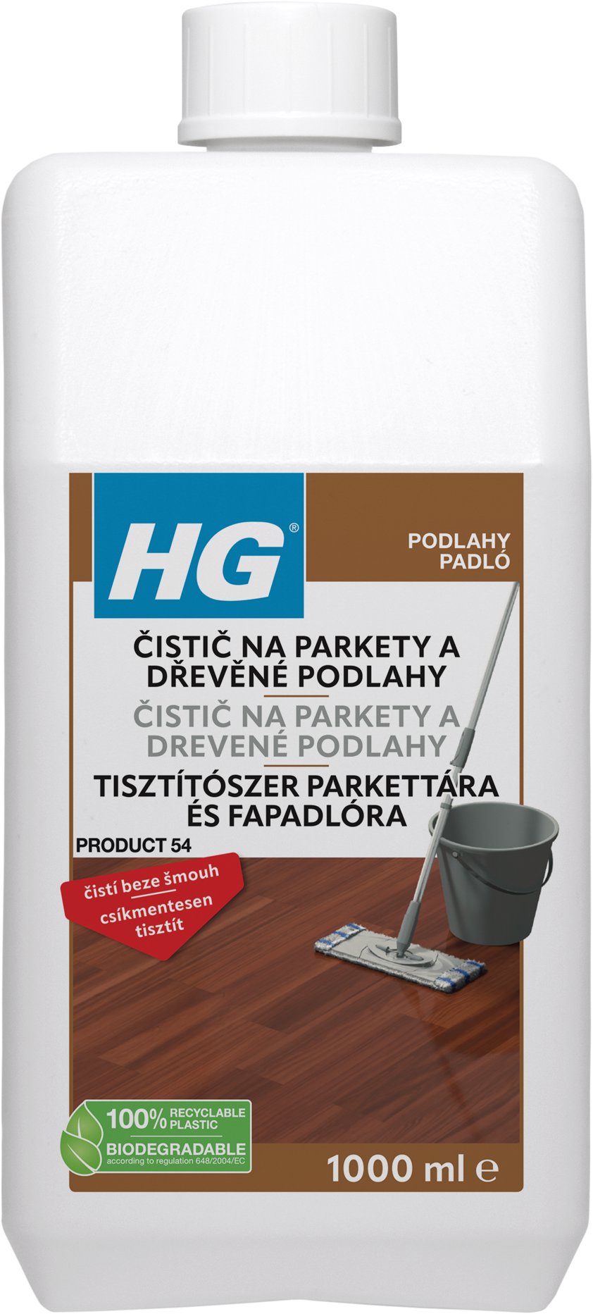 HG čistič na parkety a drevené podlahy 1000 ml