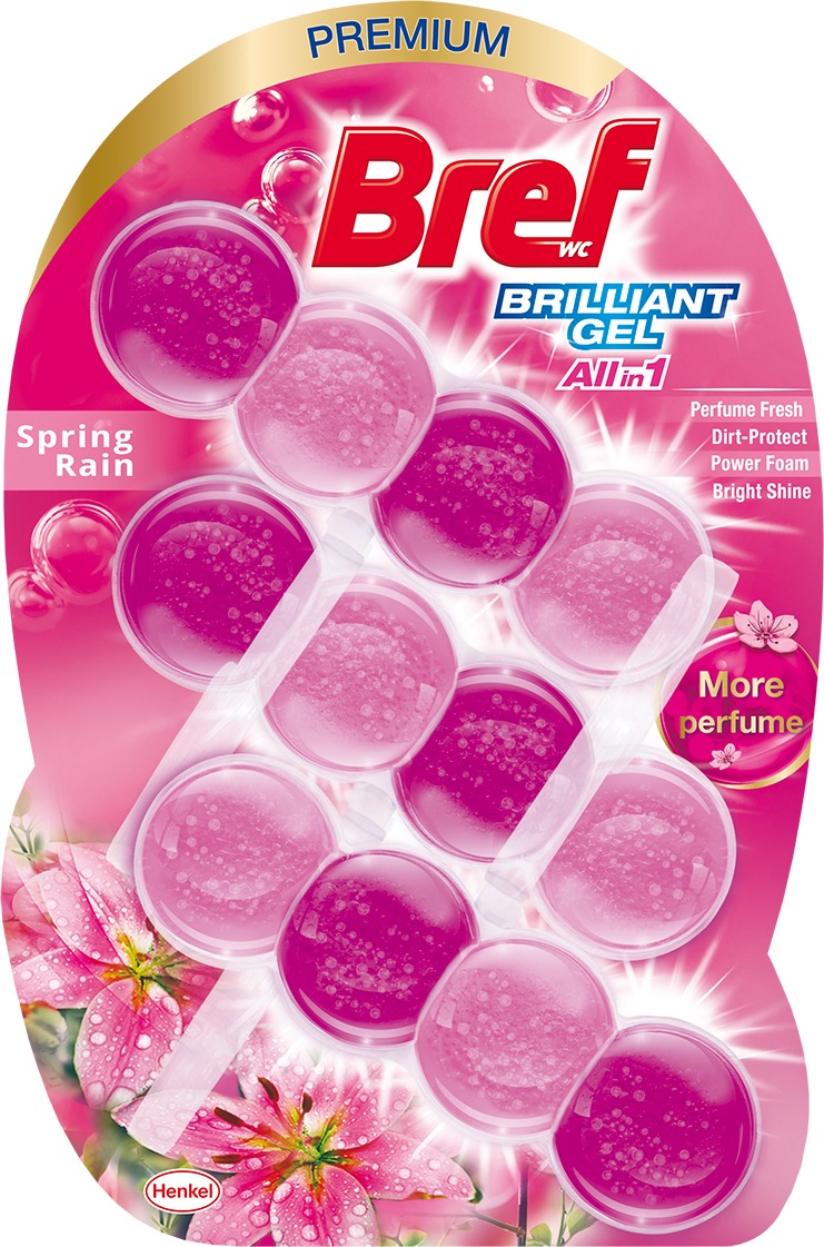 BREF Brilliant Gel Spring Rain 3 × 42 g