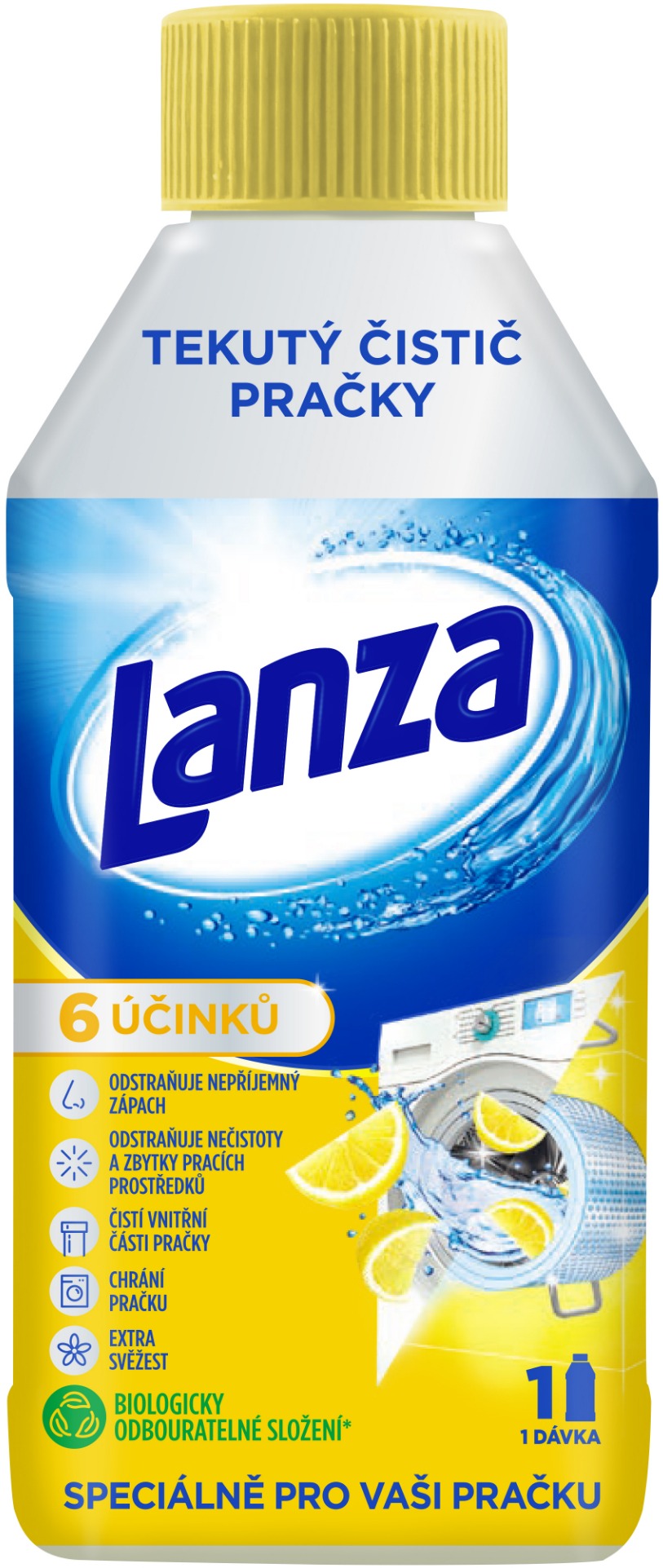 LANZA Čistič práčky Citron 250 ml