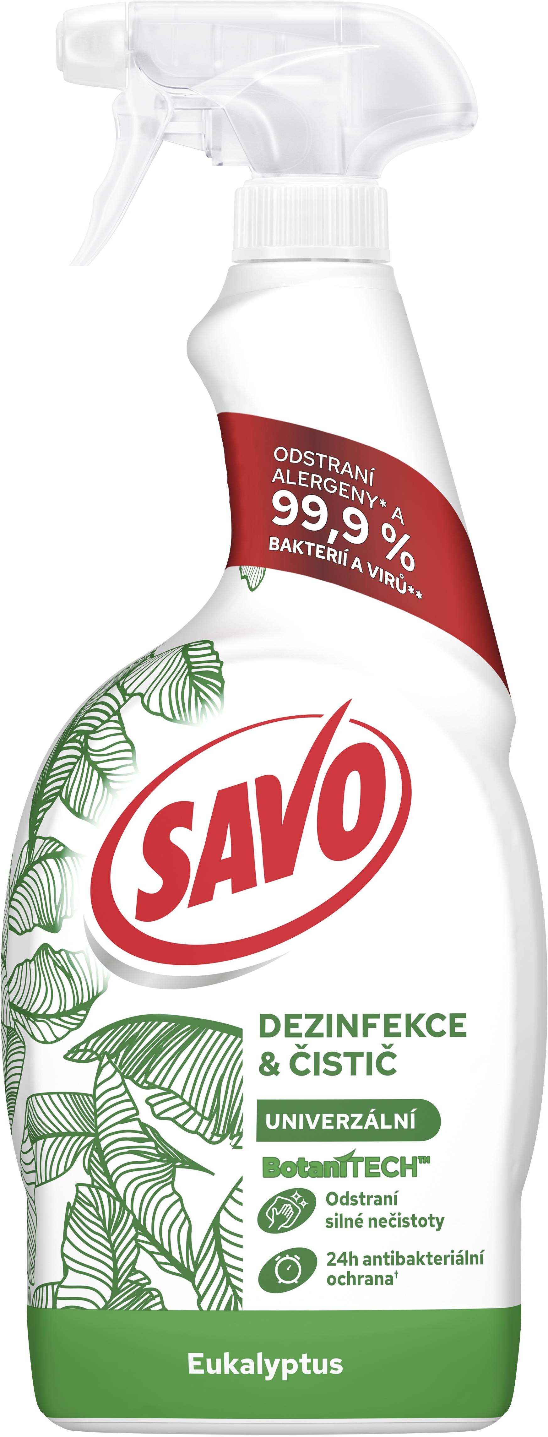 Savo Botanitech čistiaci a dezinfekčný sprej 700 ml