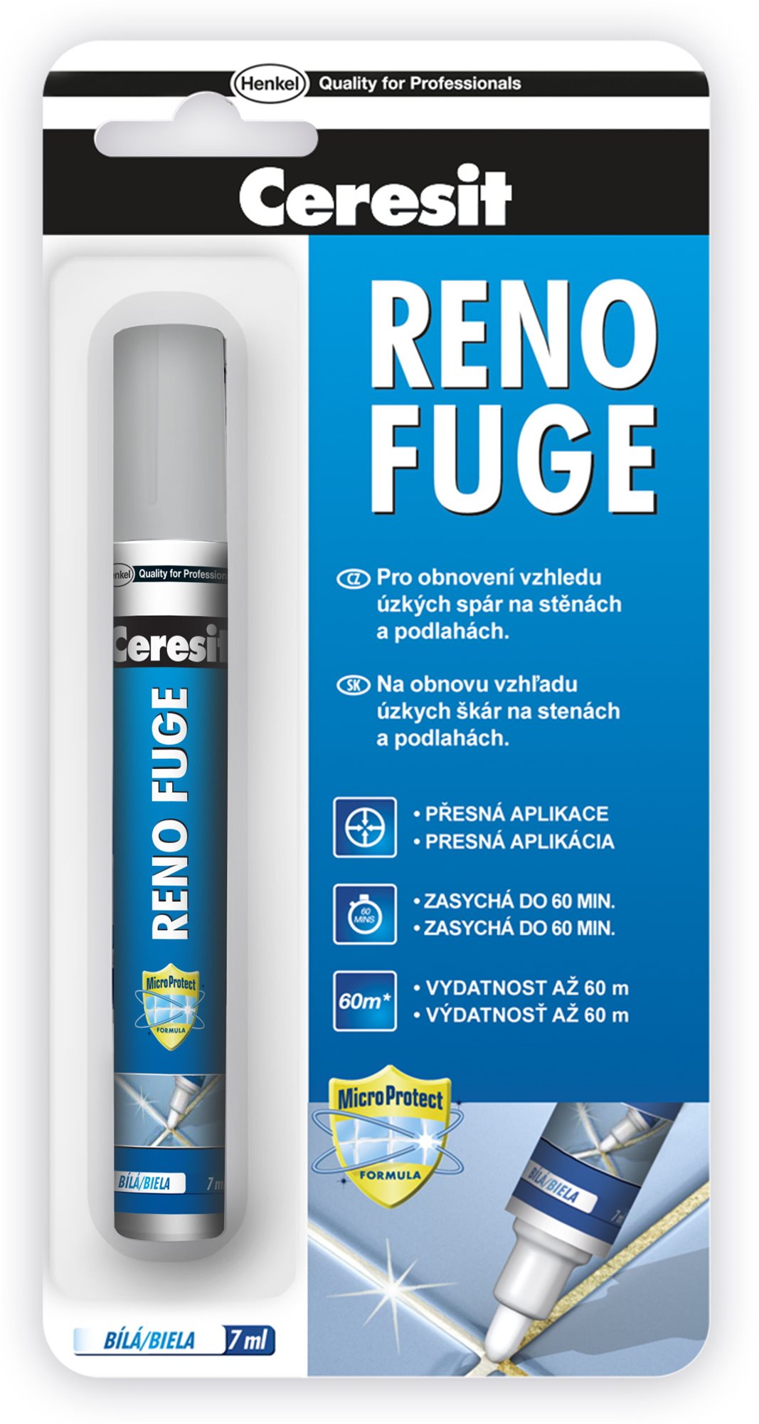 Ceresit Obnovovač škár Reno Fuge, 7 ml