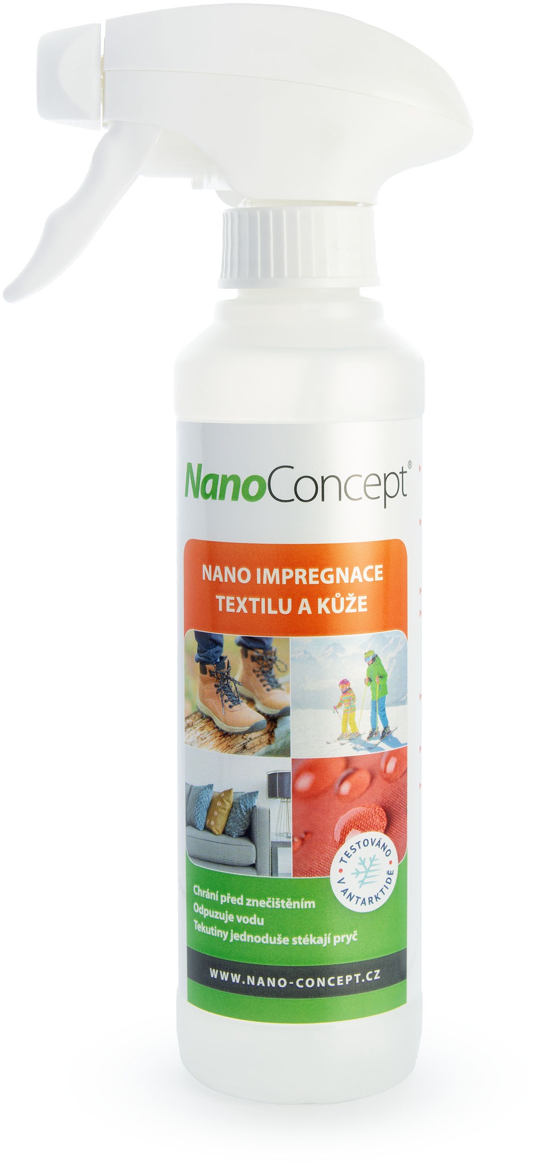 NanoConcept Nano impregnácia textilu a kože 250 ml
