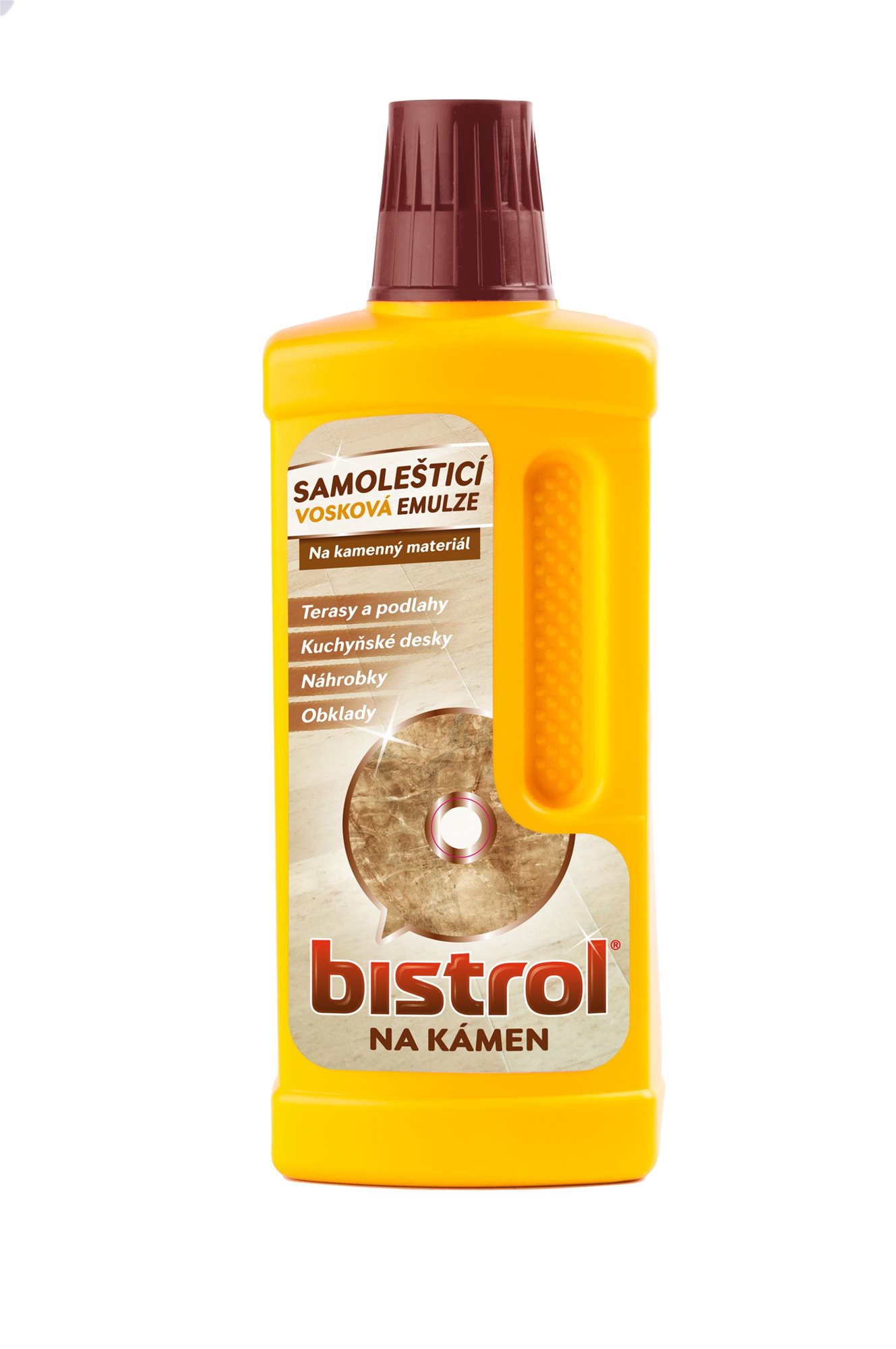 BISTROL samoleštiaca vosková emulzia na kameň 500 ml