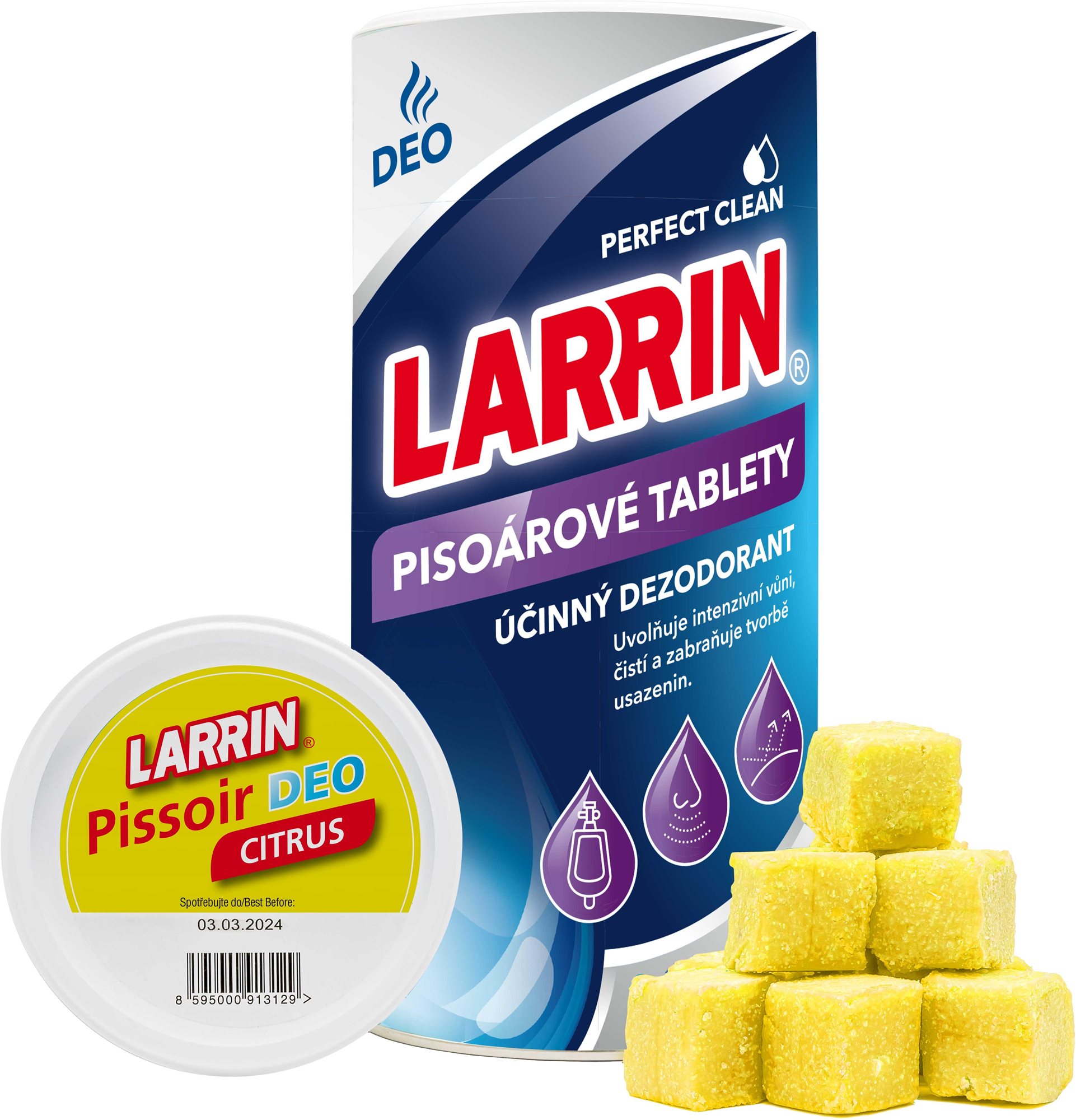 LARRIN WC Pissoir deo (tuba ) citrus, 900 g