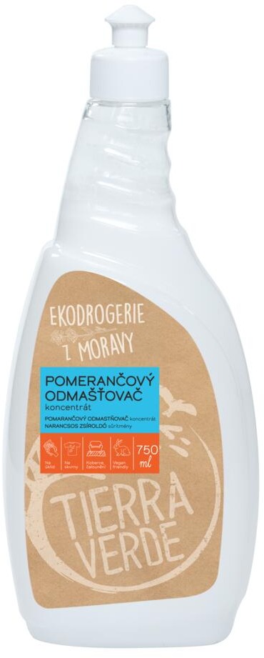 TIERRA VERDE, pomarančový odmasťovač, koncentrát, 750 ml